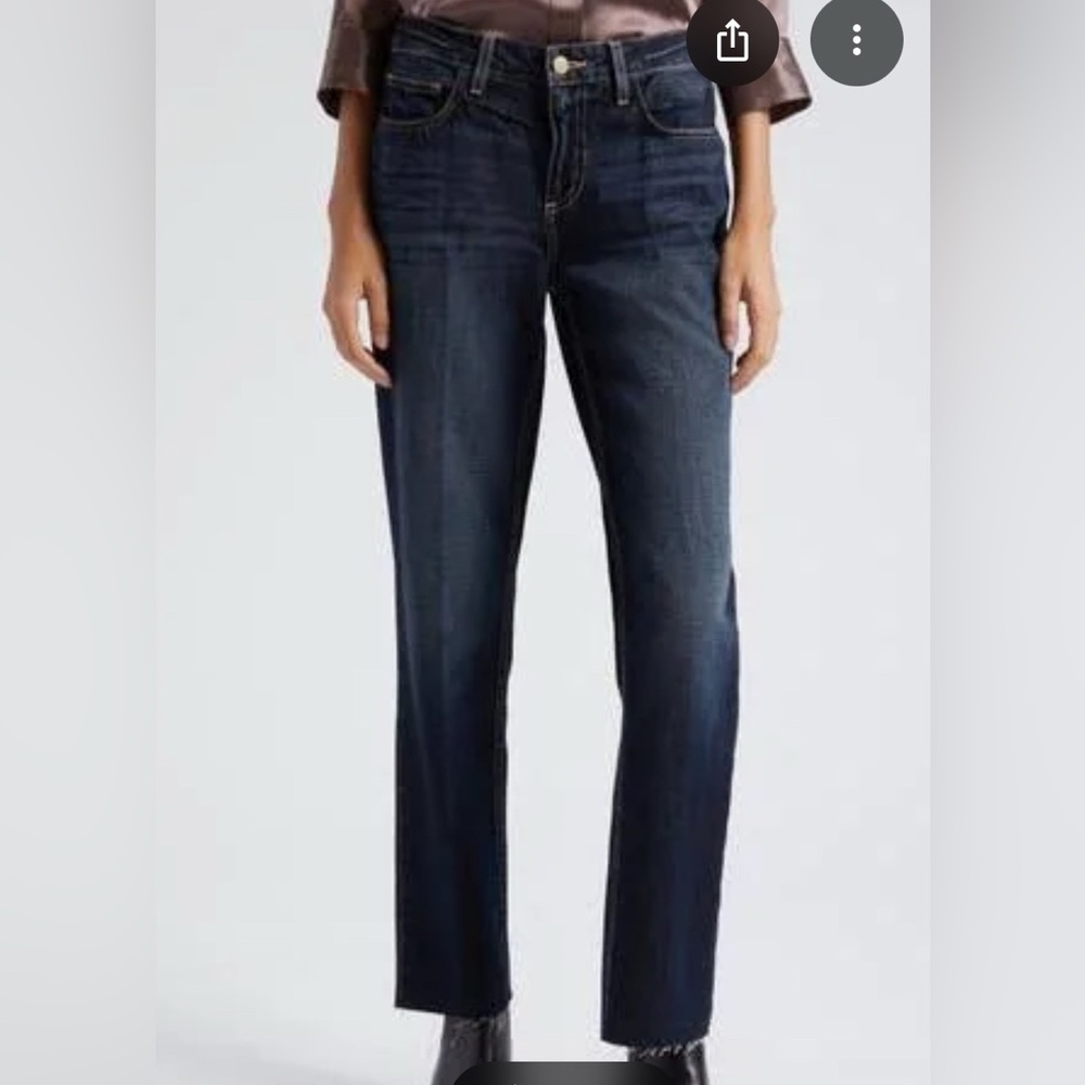 l’agence milana low rise stovepipe jeans grainger Dark Wash Size 25x29 straight